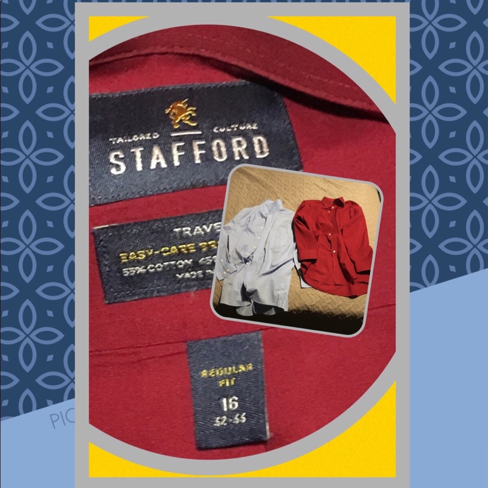 2 Men’s Stanford Dress Shirts!